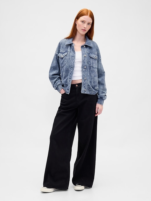 Image number 2 showing, VintageSoft Relaxed Icon Sweatshirt Jacket