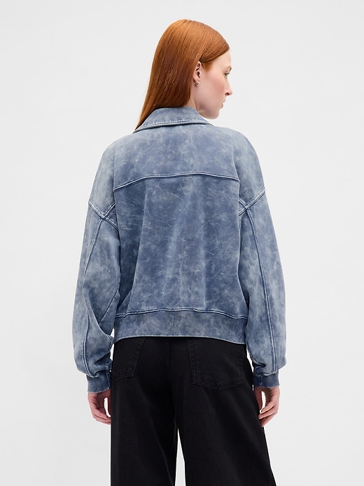 Image number 3 showing, VintageSoft Relaxed Icon Sweatshirt Jacket
