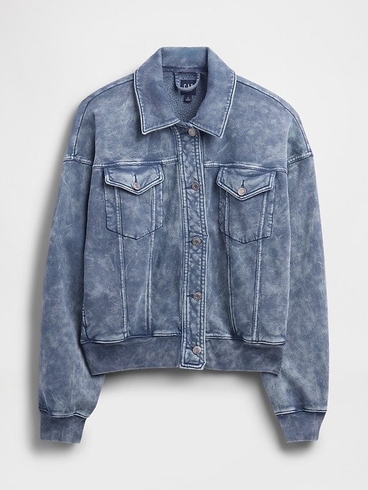 Image number 5 showing, VintageSoft Relaxed Icon Sweatshirt Jacket