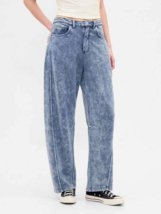 Image number 2 showing, VintageSoft Barrel Sweatpant Jeans
