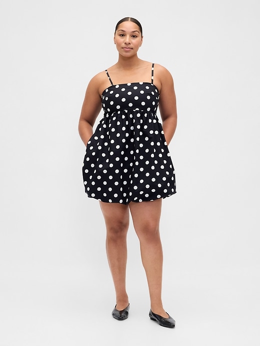 Image number 5 showing, Poplin Bubble Mini Dress