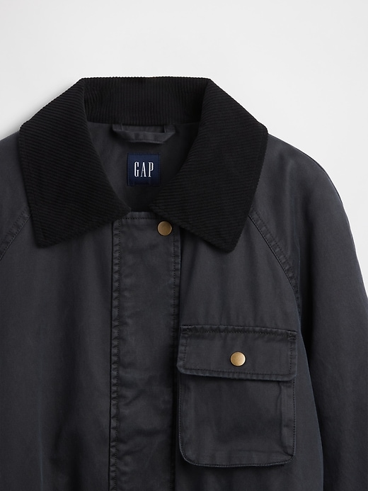 Image number 5 showing, Waxed Barn Jacket