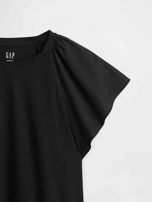 Image number 4 showing, Flutter-Sleeve T-Shirt