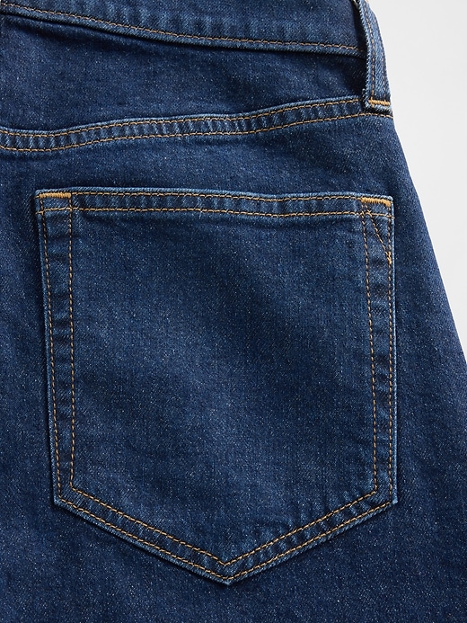 Image number 5 showing, High Rise Culotte Jeans