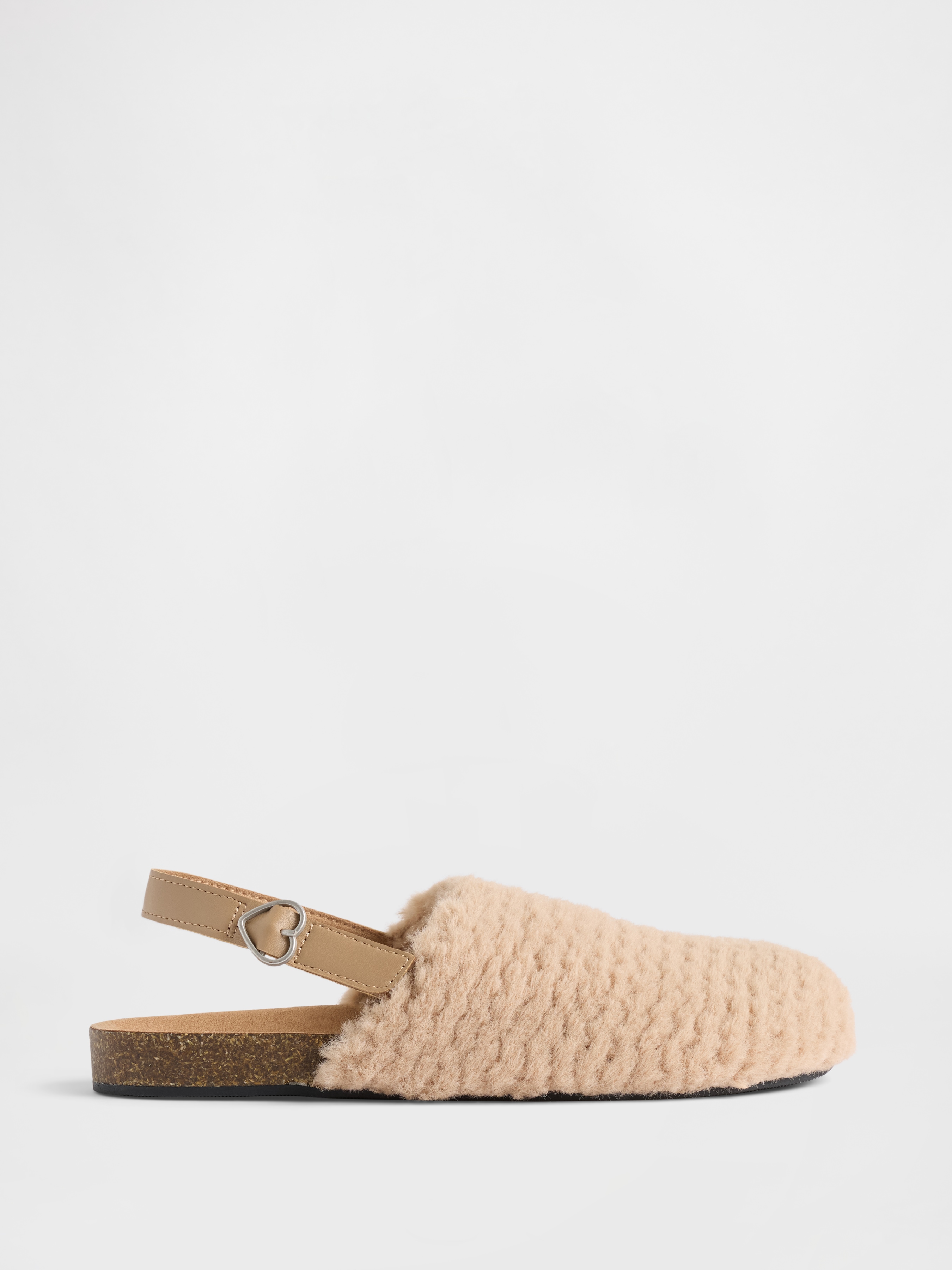 Kids Faux Fur Clogs