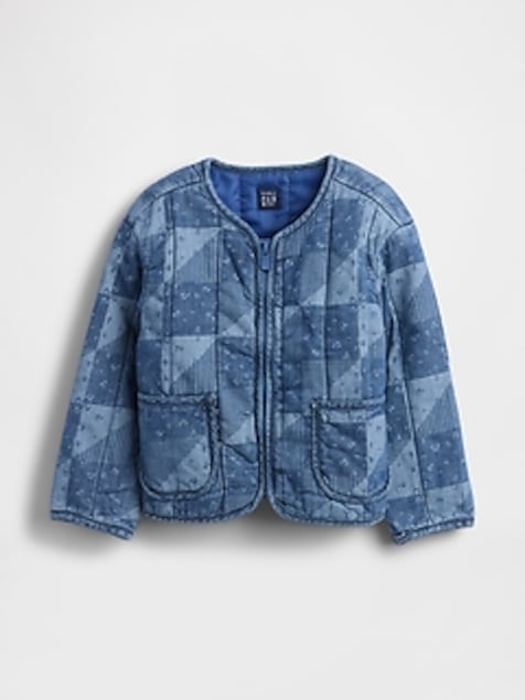 Baby & Toddler Quilted Patchwork Denim Jacket