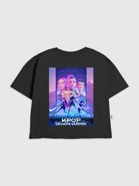 Kids K-Pop Demon Hunters Poster Graphic T-Shirt