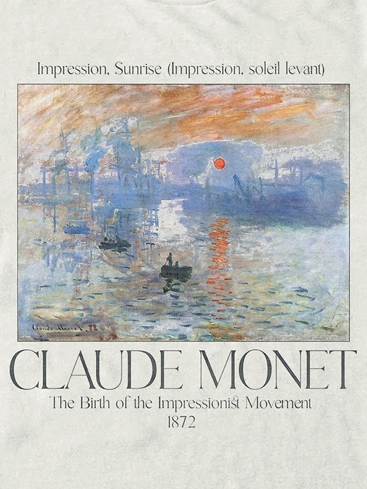 Image number 3 showing, Monet Sunrise Graphic T-Shirt