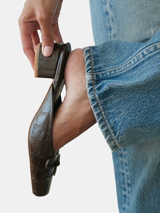 Image number 6 showing, Geneva Heeled Mule