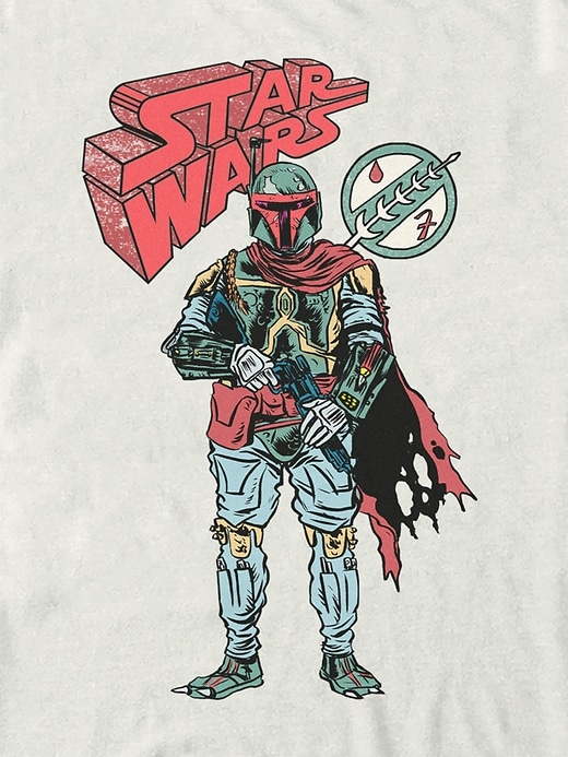 Image number 3 showing, Star Wars Boba Fett Vintage Graphic T-Shirt
