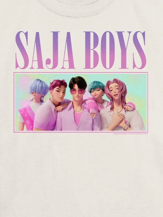 Image number 3 showing, Kids K-Pop Demon Hunters Saja Boys Graphic T-Shirt