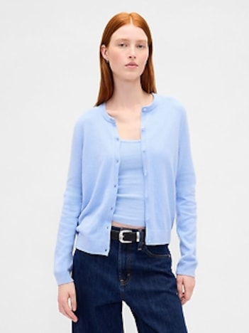 CashSoft Crop Cardigan