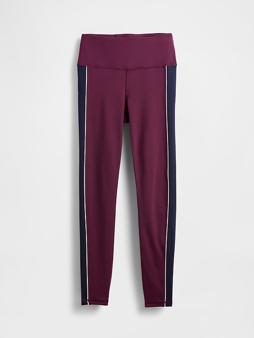 Image number 1 showing, GapFit High Rise Power Full Length Stripe Leggings