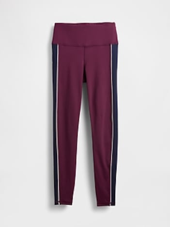 GapFit High Rise Power Full Length Stripe Leggings