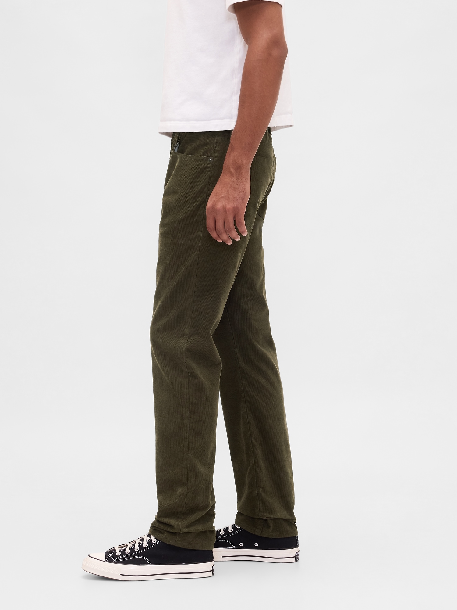 Corduroy Straight Pants