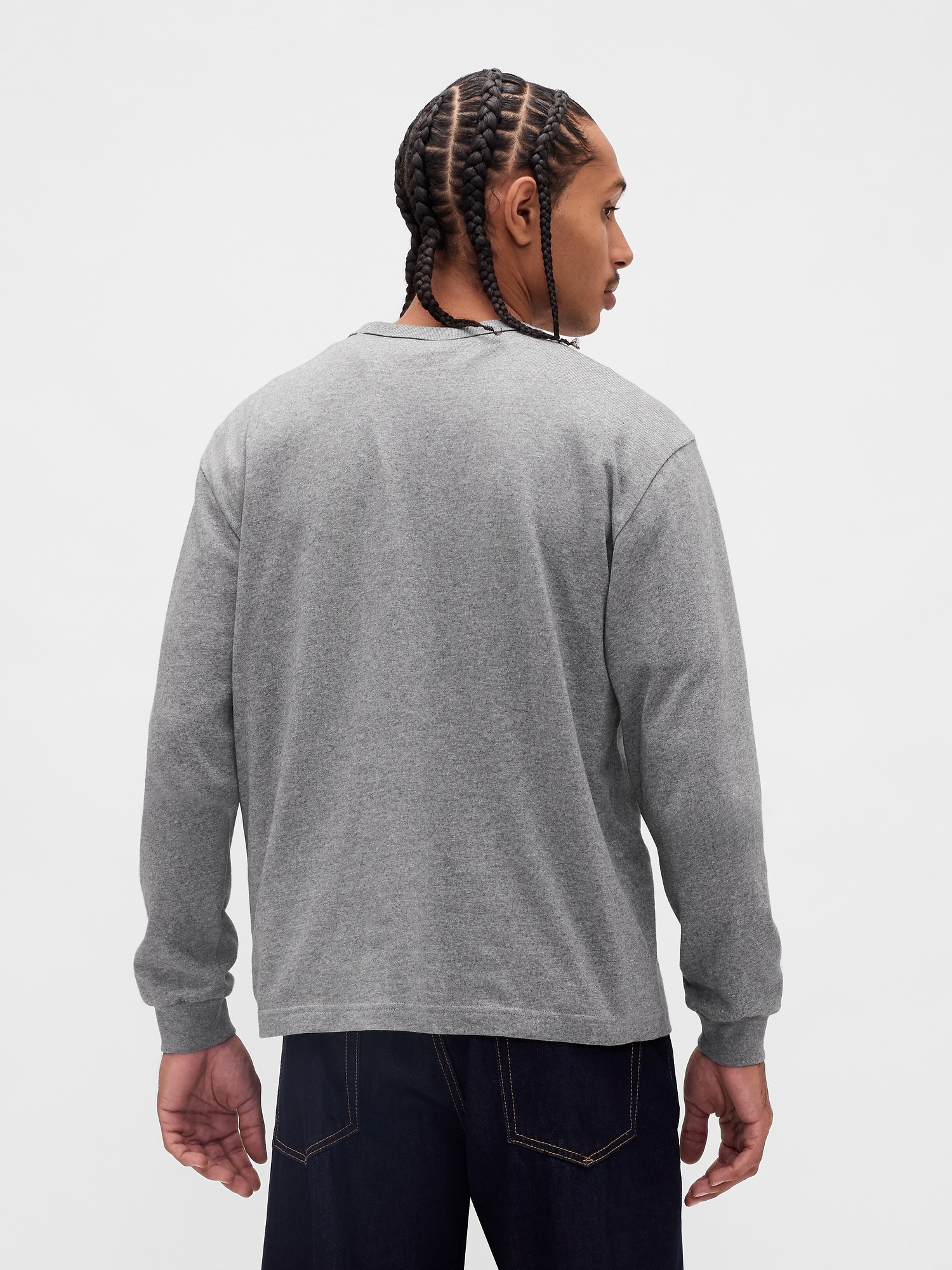 Мужские футболки Gap Heavyweight Relaxed T-Shirt — фото 3
