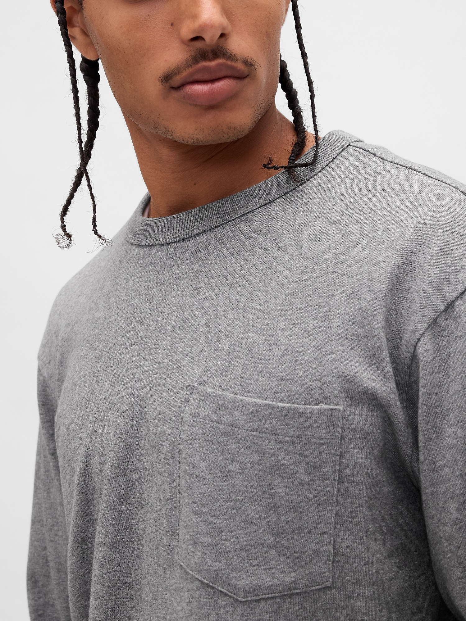 Мужские футболки Gap Heavyweight Relaxed T-Shirt — фото 4