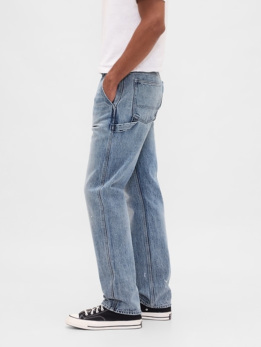 Image number 3 showing, Relaxed Straight Carpenter Jeans