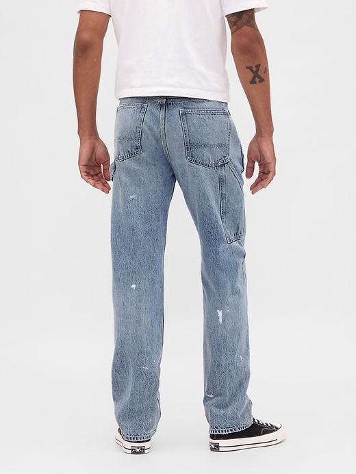 Image number 4 showing, Relaxed Straight Carpenter Jeans