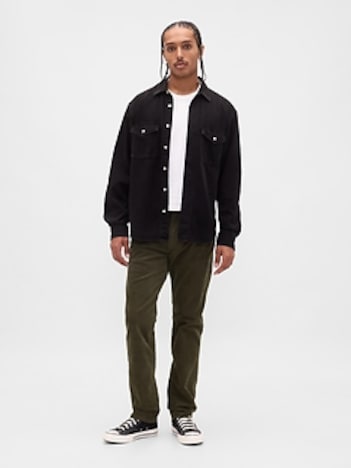 Corduroy Straight Pants