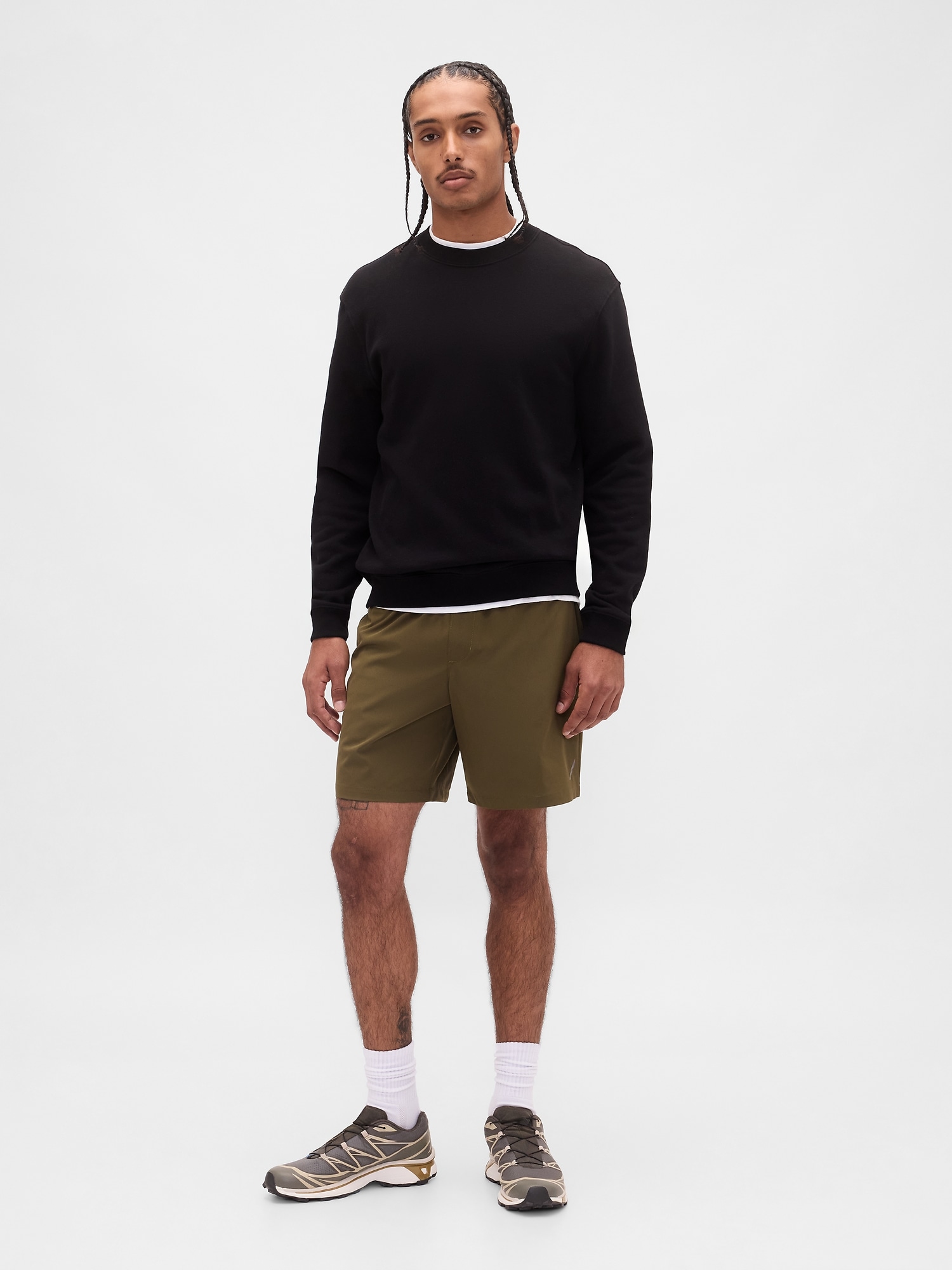 Quick-Dry Training Shorts - Dark Olive