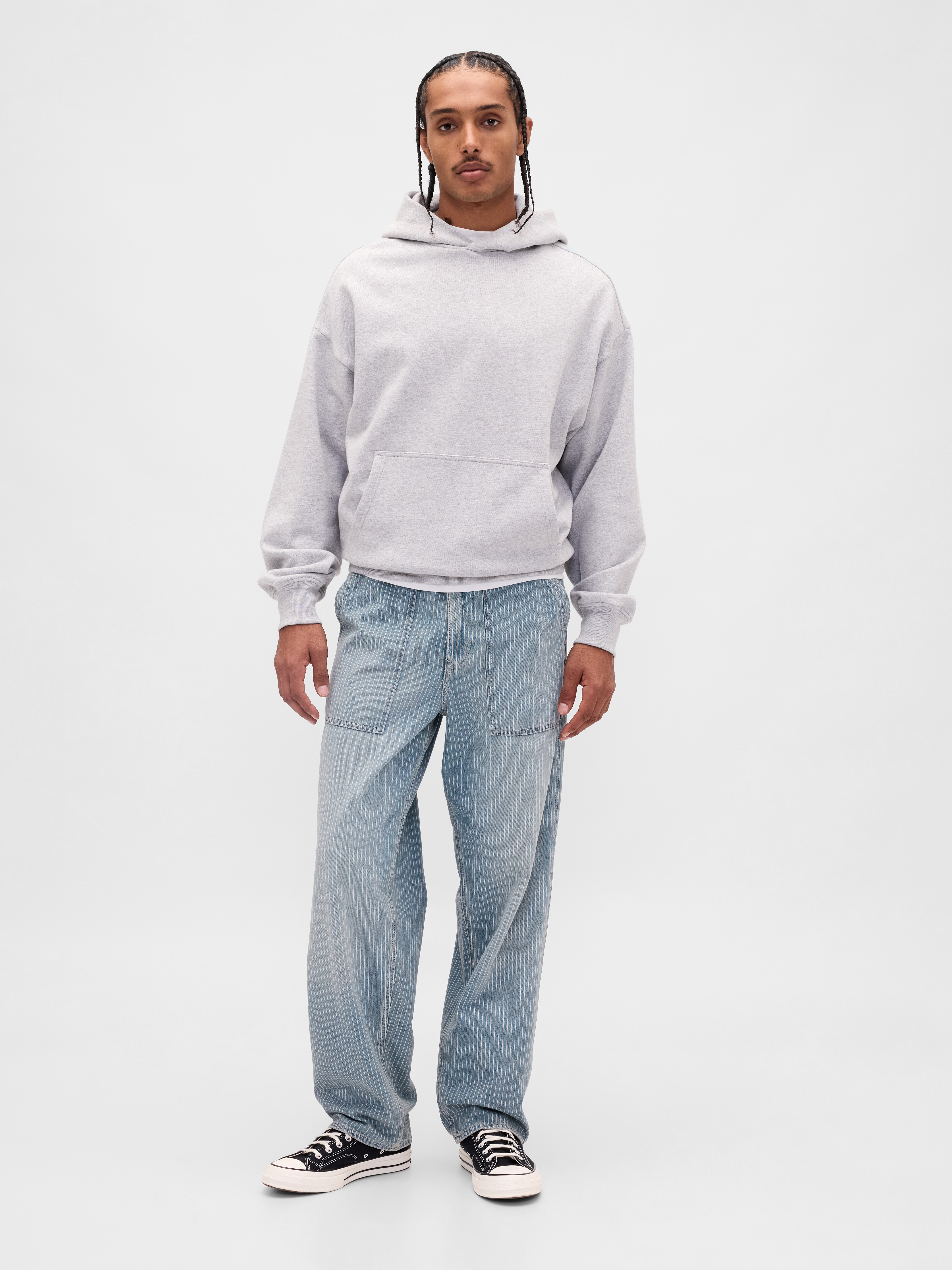 Canvas Baggy Trouser Jeans