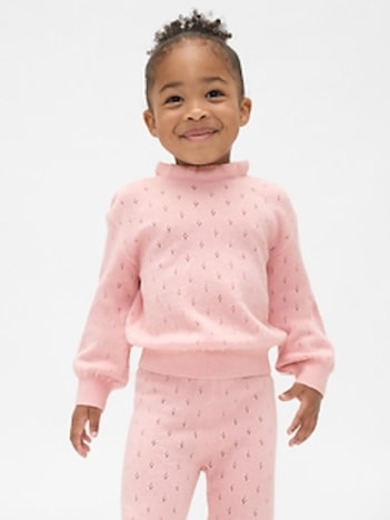 Baby & Toddler CashSoft Pointelle Sweater
