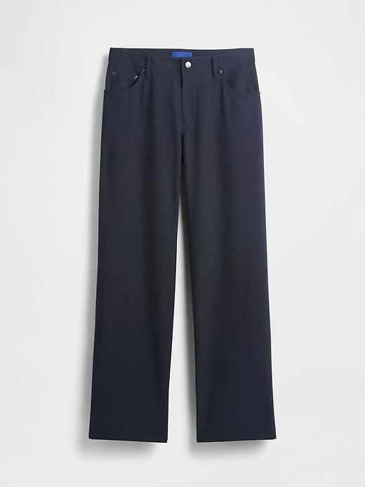 Image number 7 showing, GapStudio Low Rise Loose Trousers