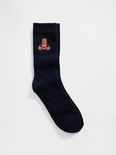 Brannan Bear Logo Crew Socks