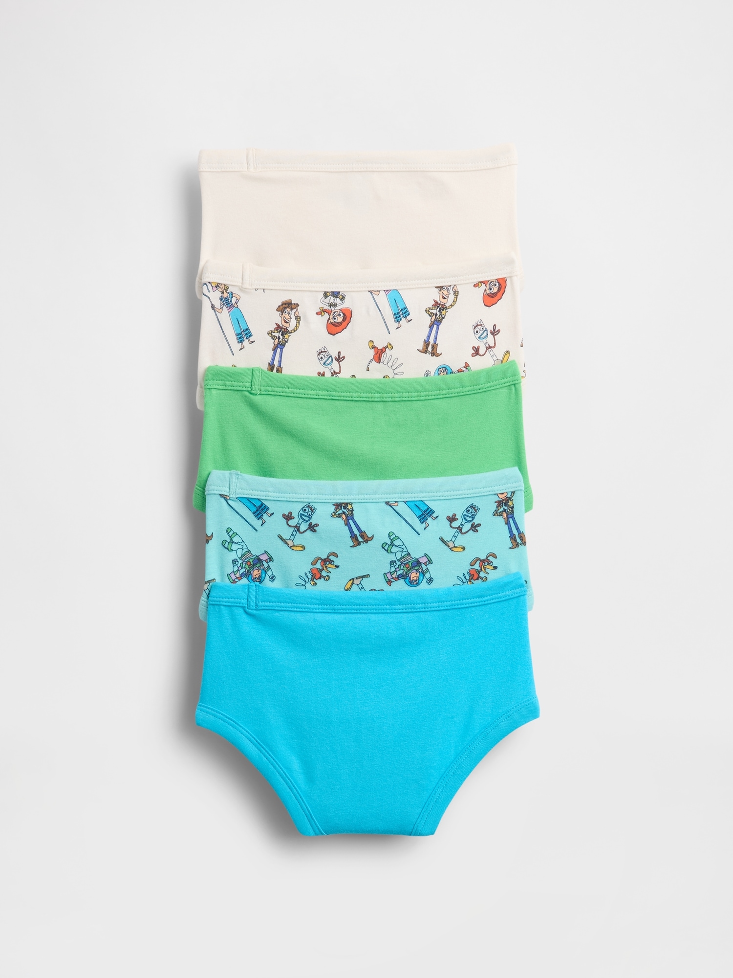 Gap × Disney Toddler Organic Stretch Cotton Briefs (5-Pack)