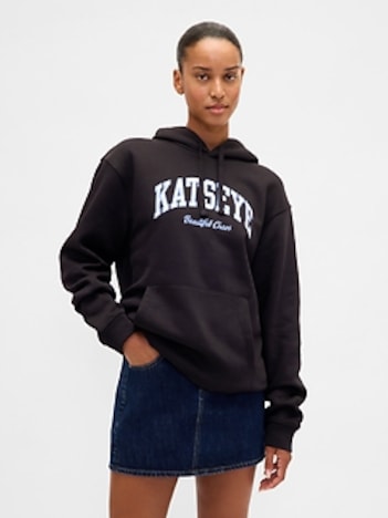 Adult KATSEYE Logo Relaxed Hoodie