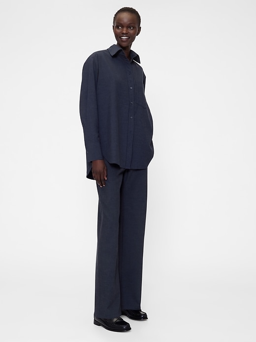 Image number 1 showing, GapStudio Low Rise Loose Trousers
