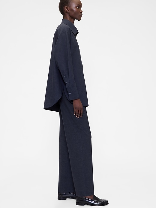 Image number 3 showing, GapStudio Low Rise Loose Trousers