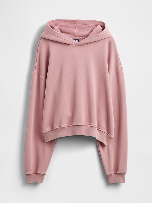 1 of 8 showing, with the color Mauve moves pink wash of product Heavyweight French Terry Oversized Hoodie