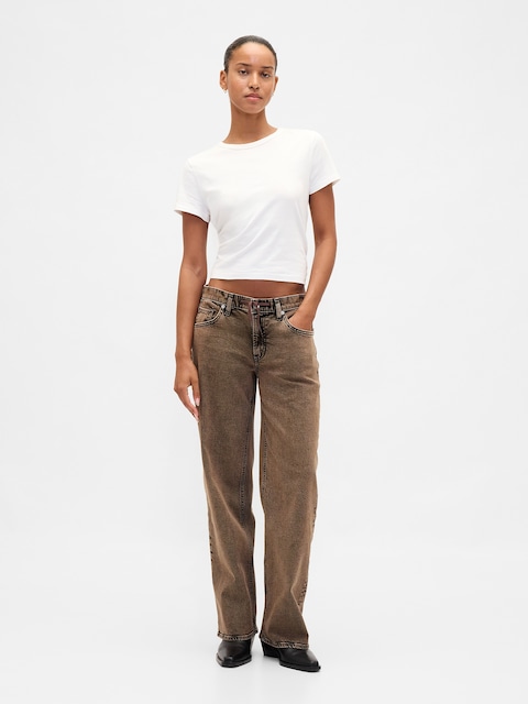 Low Rise '90s Loose Jeans
