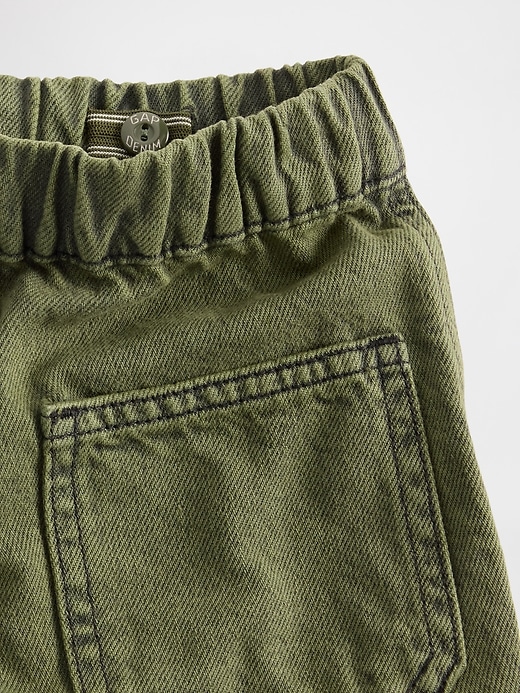 Image number 3 showing, Baby & Toddler Pull-On Baggy Carpenter Jeans