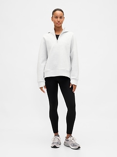 GapFit Oversized Quarter-Zip Hoodie