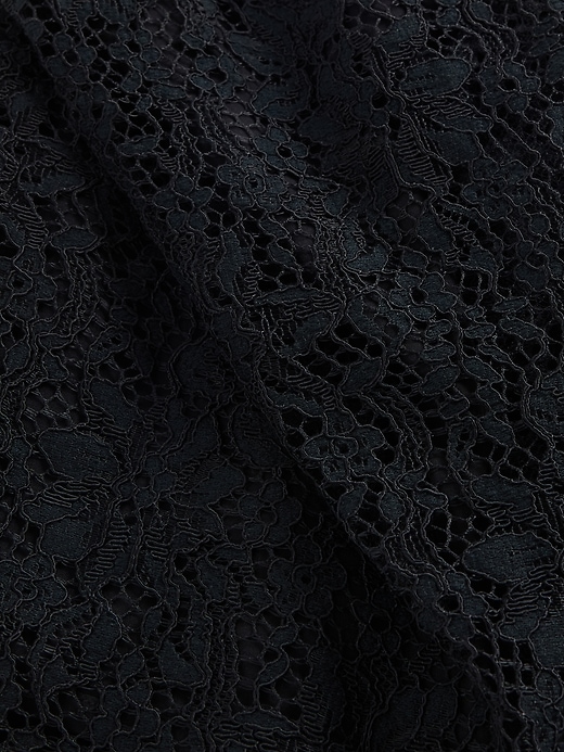 Image number 2 showing, Lace Boatneck Crop Shell Top