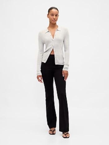 High Rise Ponte Boot Pants