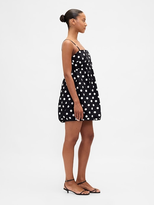 Image number 3 showing, Poplin Bubble Mini Dress