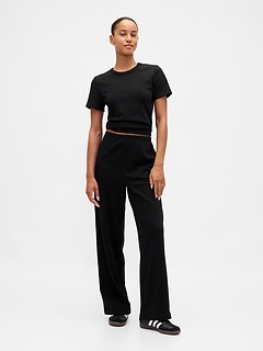 Heavyweight Organic Cotton Straight Pants