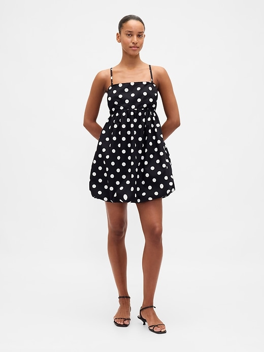 Image number 1 showing, Poplin Bubble Mini Dress