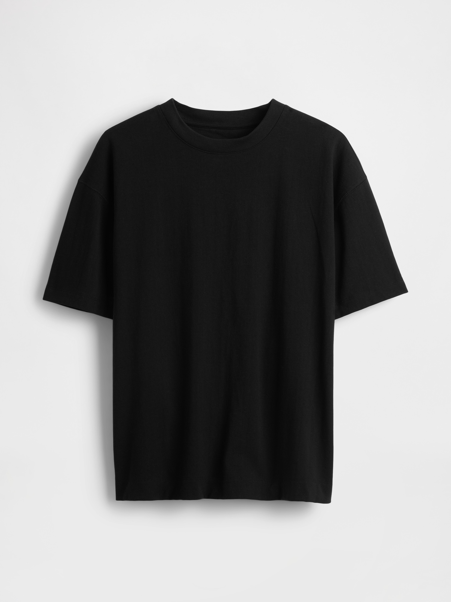 Gap Organic Cotton Vintagesoft Heavyweight T-shirt In Black
