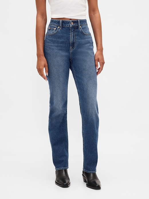 Image number 2 showing, Curvy High Rise '90s Slim Straight Jeans