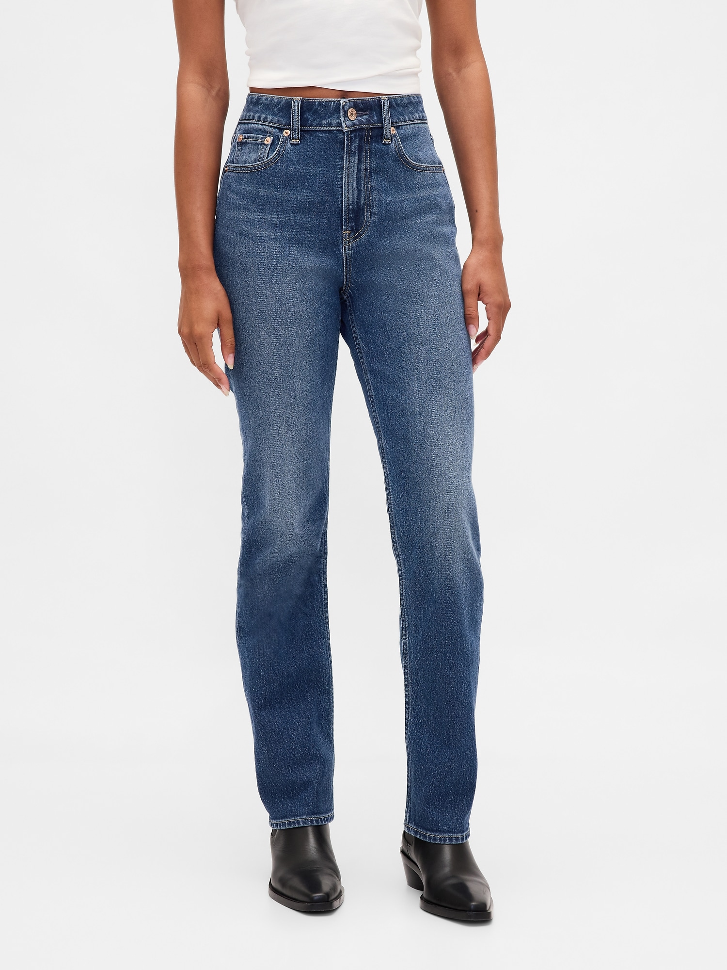 Curvy High Rise '90s Slim Straight Jeans