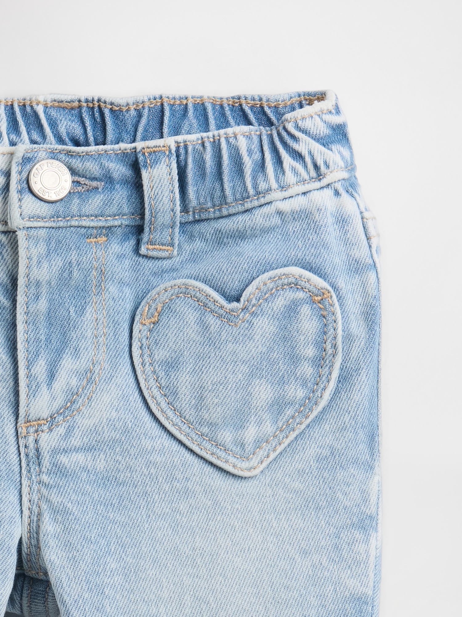 Детские джинсы Gap Baby Heart Pocket Flare Jeans — фото 3