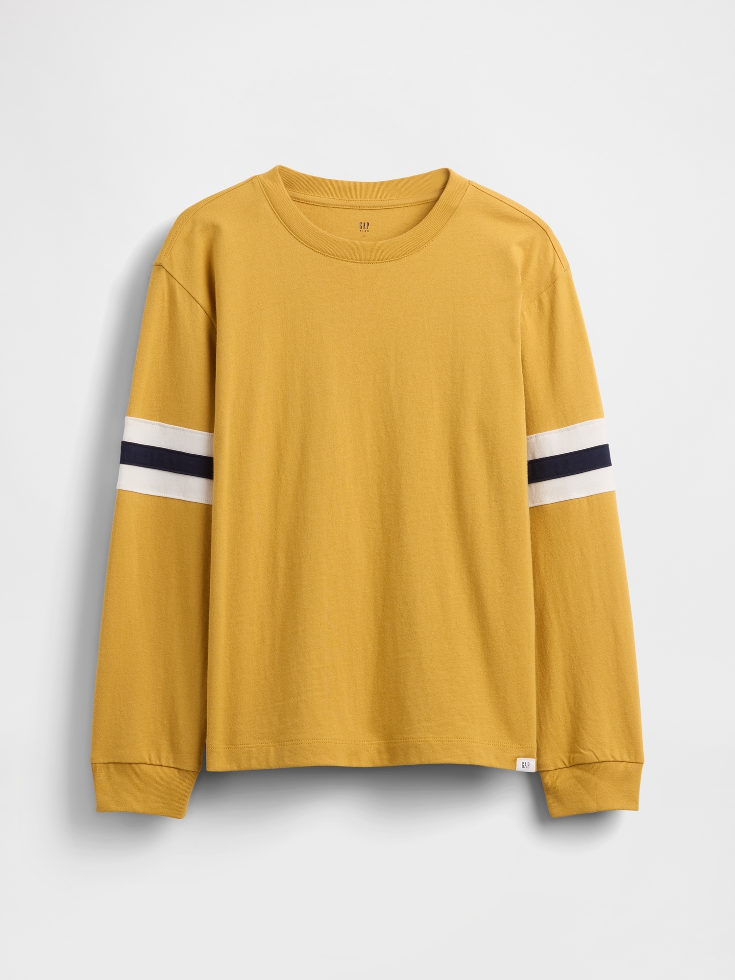Kids Relaxed Varsity Stripe T-Shirt - Honey Im Home