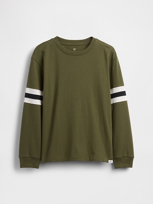 Image number 1 showing, Kids Relaxed Varsity Stripe T-Shirt