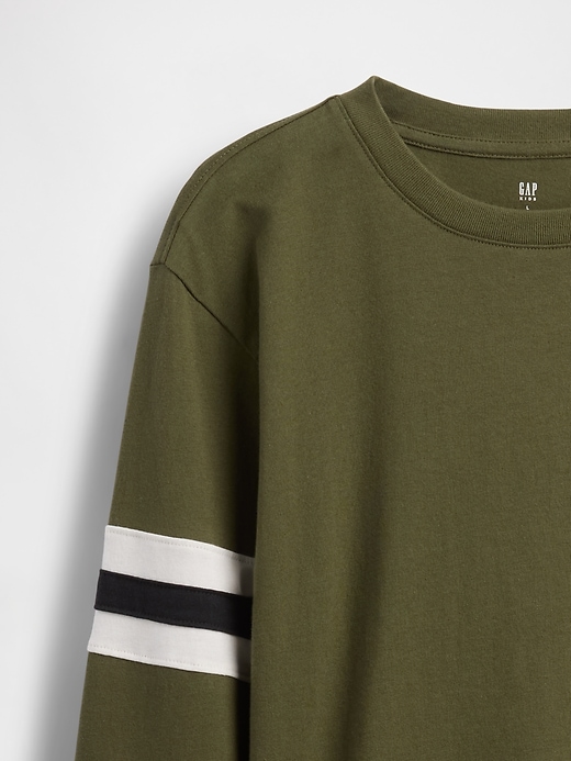 Image number 2 showing, Kids Relaxed Varsity Stripe T-Shirt