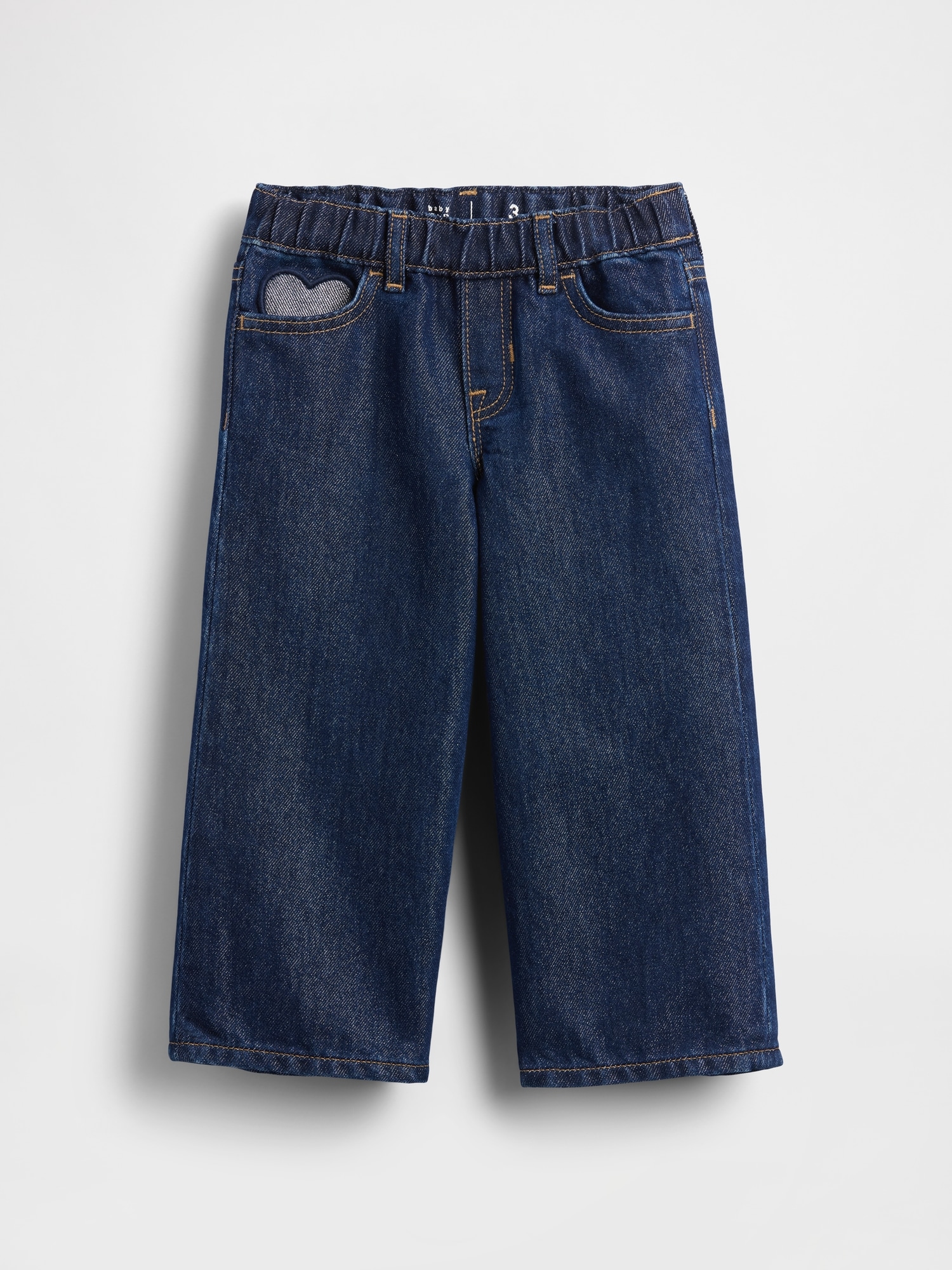 Baby & Toddler Metallic Pull-On Baggy Jeans